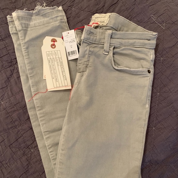 Current/Elliott Stiletto Skinny Jeans Light Grey - Picture 3 of 7